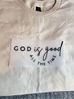 God Is Good Short Sleeve Tee - Cream